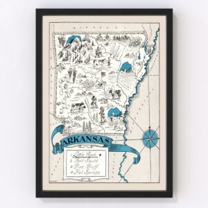 Arkansas Map 1931
