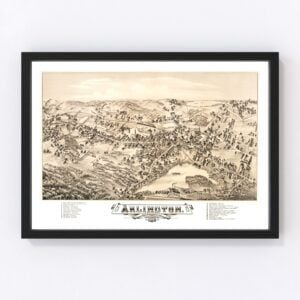 Arlington Map 1884
