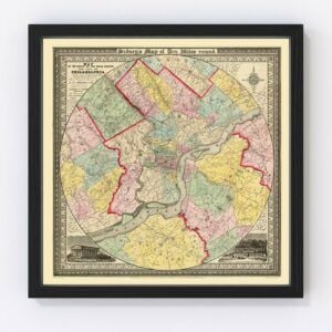 Philadelphia Map 1847