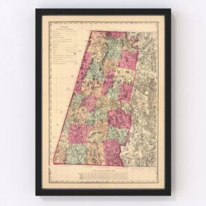 Berkshire County Map 1871