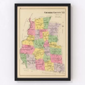 Cheshire County Map 1892