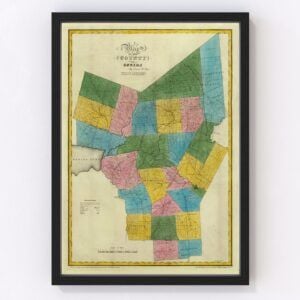 Oneida County Map 1829