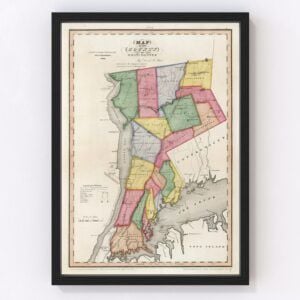 Westchester County Map 1839
