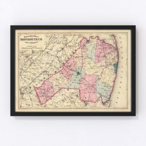 Monmouth County Map 1872