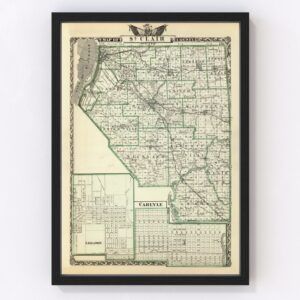 St. Clair County Map 1876