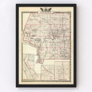 Jackson County Map 1876