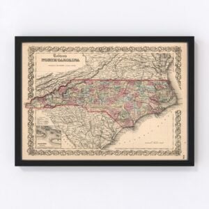 North  Carolina Map 1861