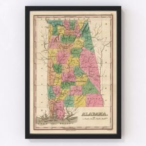Alabama Map 1824