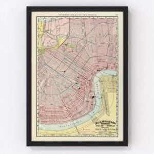New Orleans Map 1897