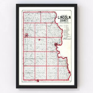 Lincoln County Map 1904