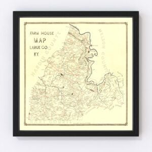 Larue County Map 1899