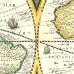 Vintage World Map 1642