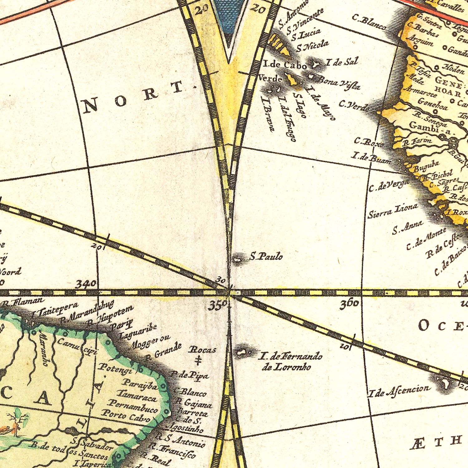 Vintage World Map 1690 18