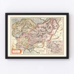 Vintage Map of Russia 1623 9
