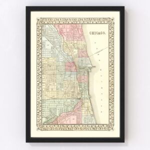 Chicago Map 1870