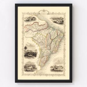 Brazil Map 1851