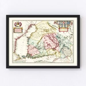 Finland Map 1665