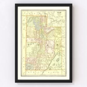 Utah Map 1899