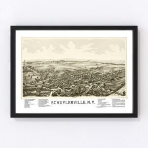 Schuylerville Map 1889