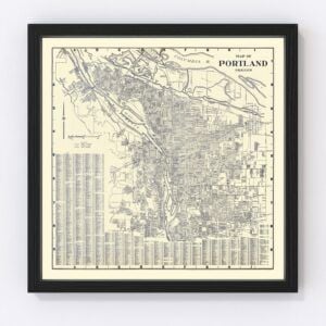 Portland Map 1920