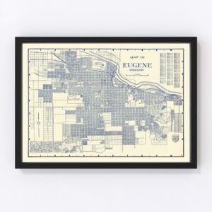 Eugene Map 1920