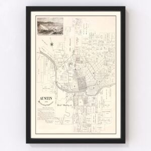Austin Map 1891
