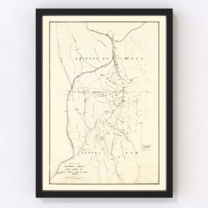 Vintage Map of Cochise County, California 1905