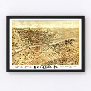 Bethlehem Map 1878