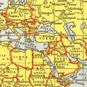 Vintage Cyprus Maps
