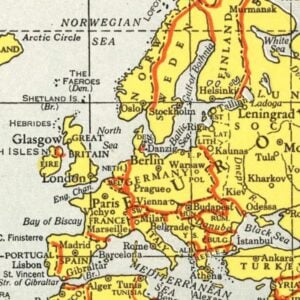 Vintage Denmark Maps