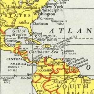Vintage Dominican Republic Maps