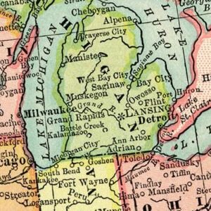 Old Maps of Michigan