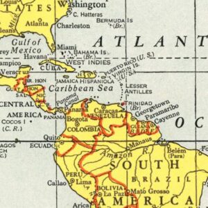 Vintage St. Lucia Maps