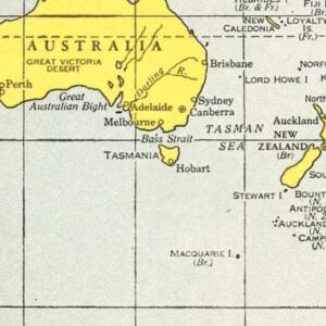 Vintage Tasmania Maps