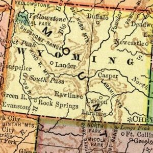Old Maps of Wyoming